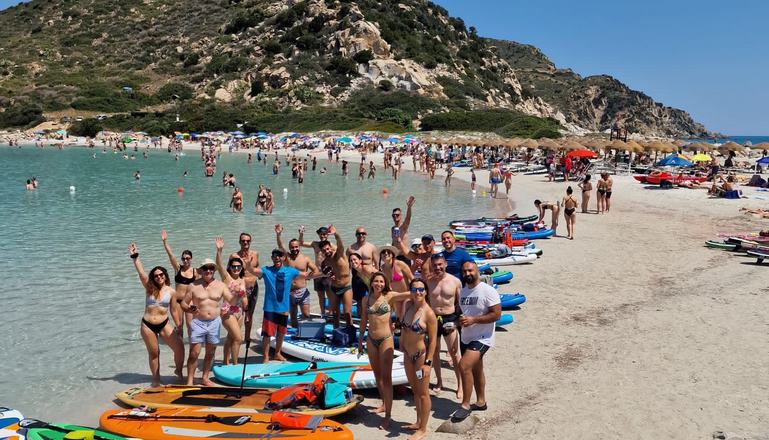 Escursione in SUP a Cala Pira e Punta Molentis, Villasimius &ndash; foto 1