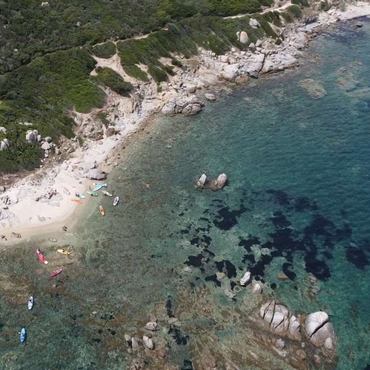 Escursione in SUP a Feraxi, Capo Ferrato